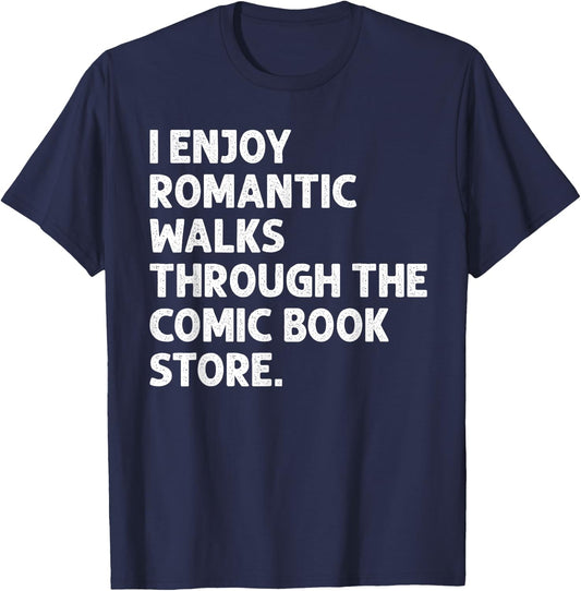 Best Comic Book Art Women Comic Book Comics Lover T-Shirt - T-Shirt | Navy
