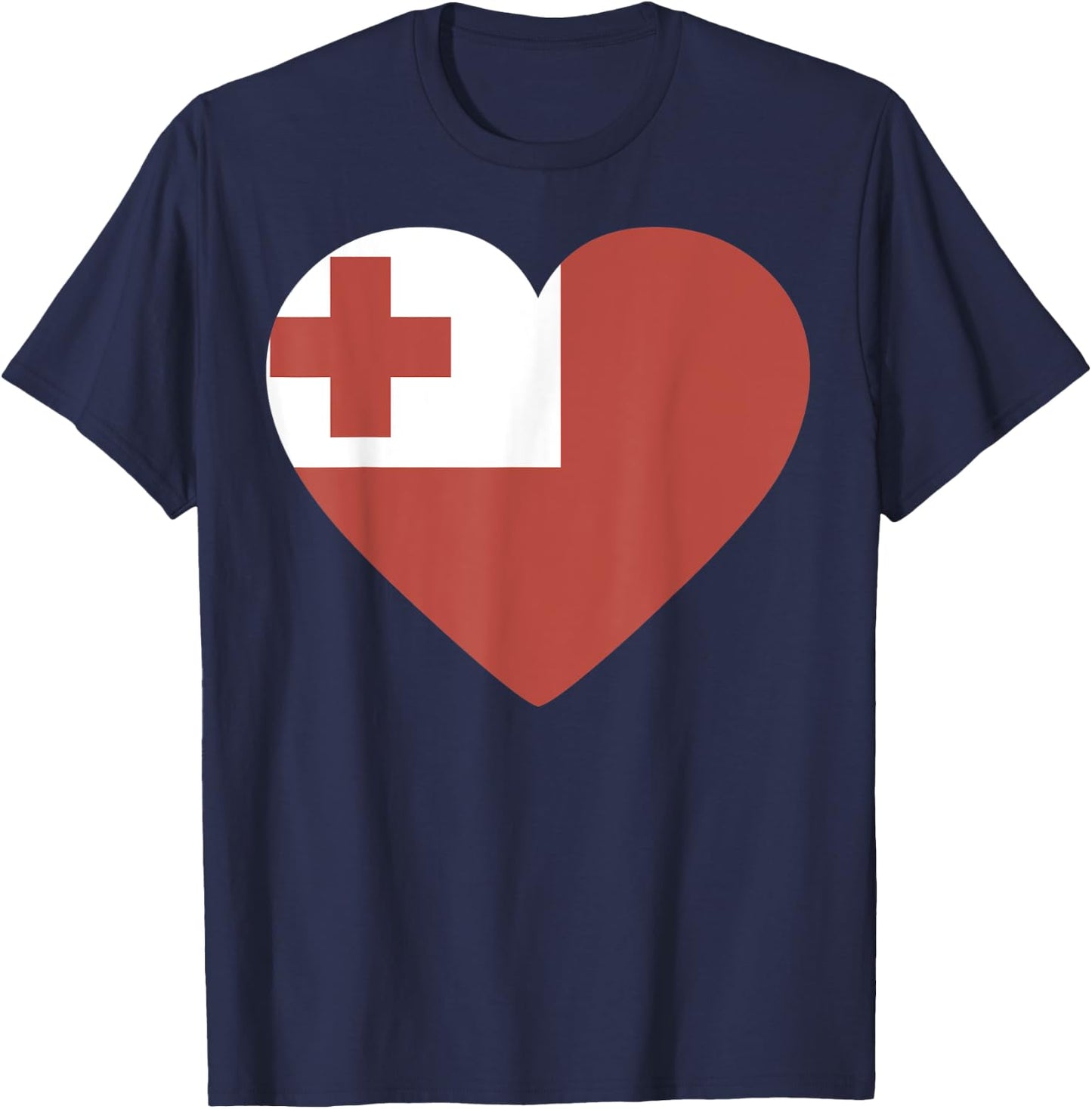 National Flag of Tonga souvenir gift women T-Shirt - T-Shirt | Navy