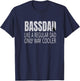 Bassdad Bass Dad Like A Regular Dad EADG Electric Bass T-Shirt - T-Shirt | Navy