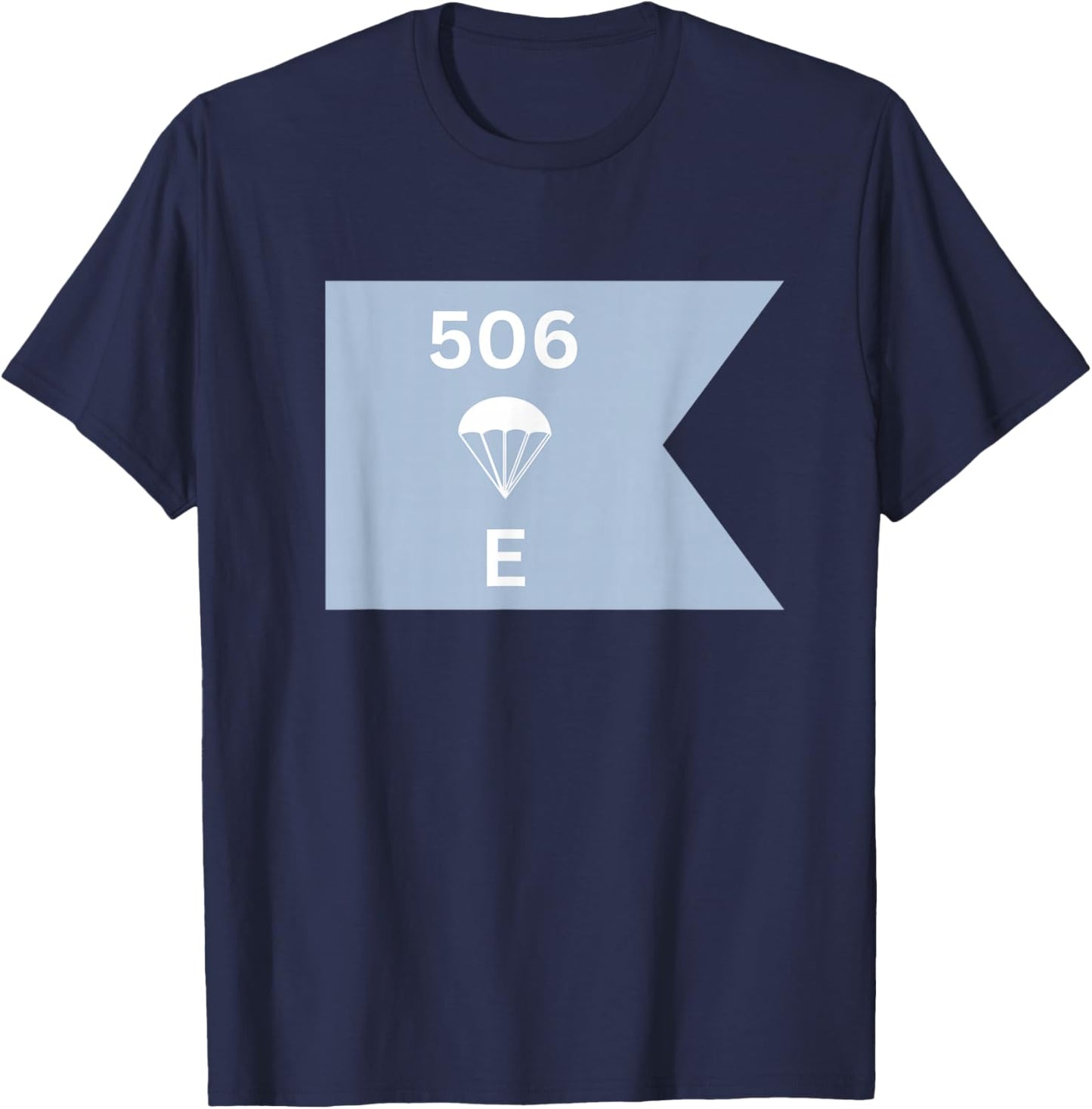 Easy Company Flag Shirt 506 WW2 Military Flag T-Shirt - T-Shirt | Navy