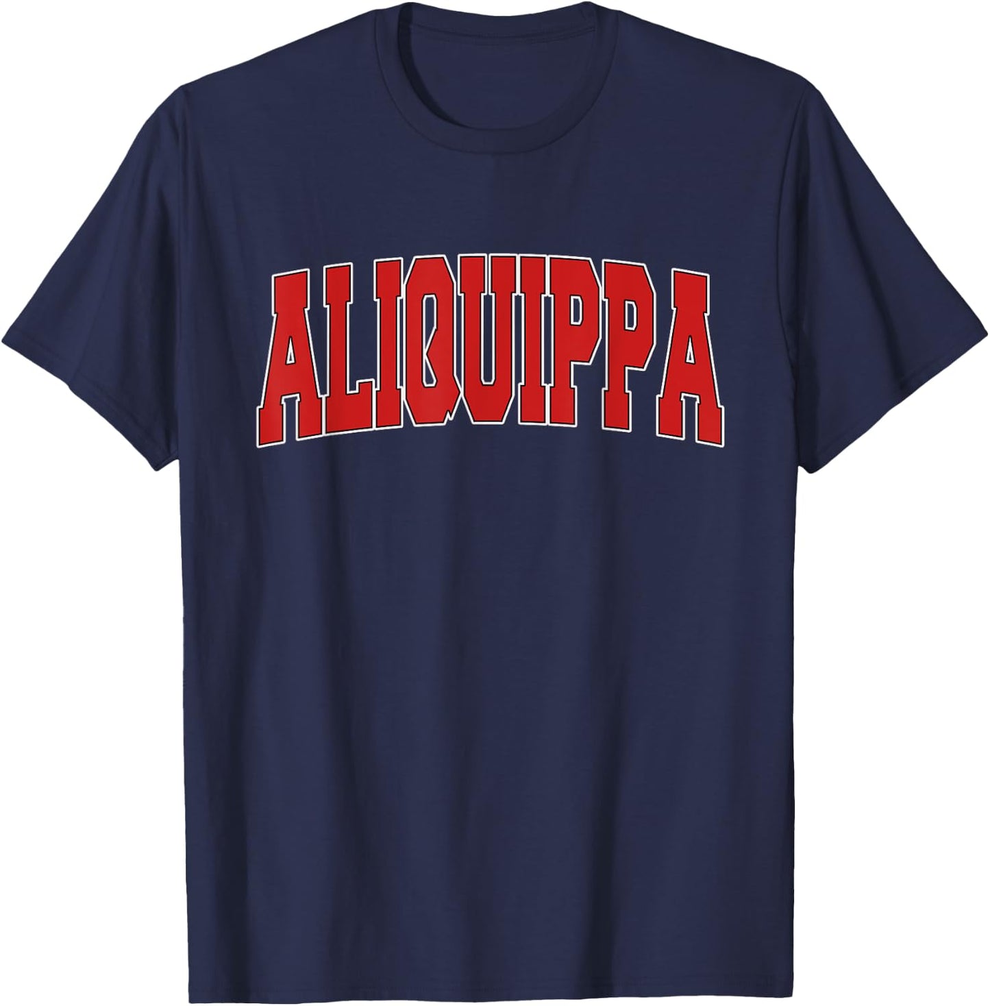 ALIQUIPPA PA PENNSYLVANIA Varsity Style USA Vintage Sports T-Shirt - T-Shirt | Navy
