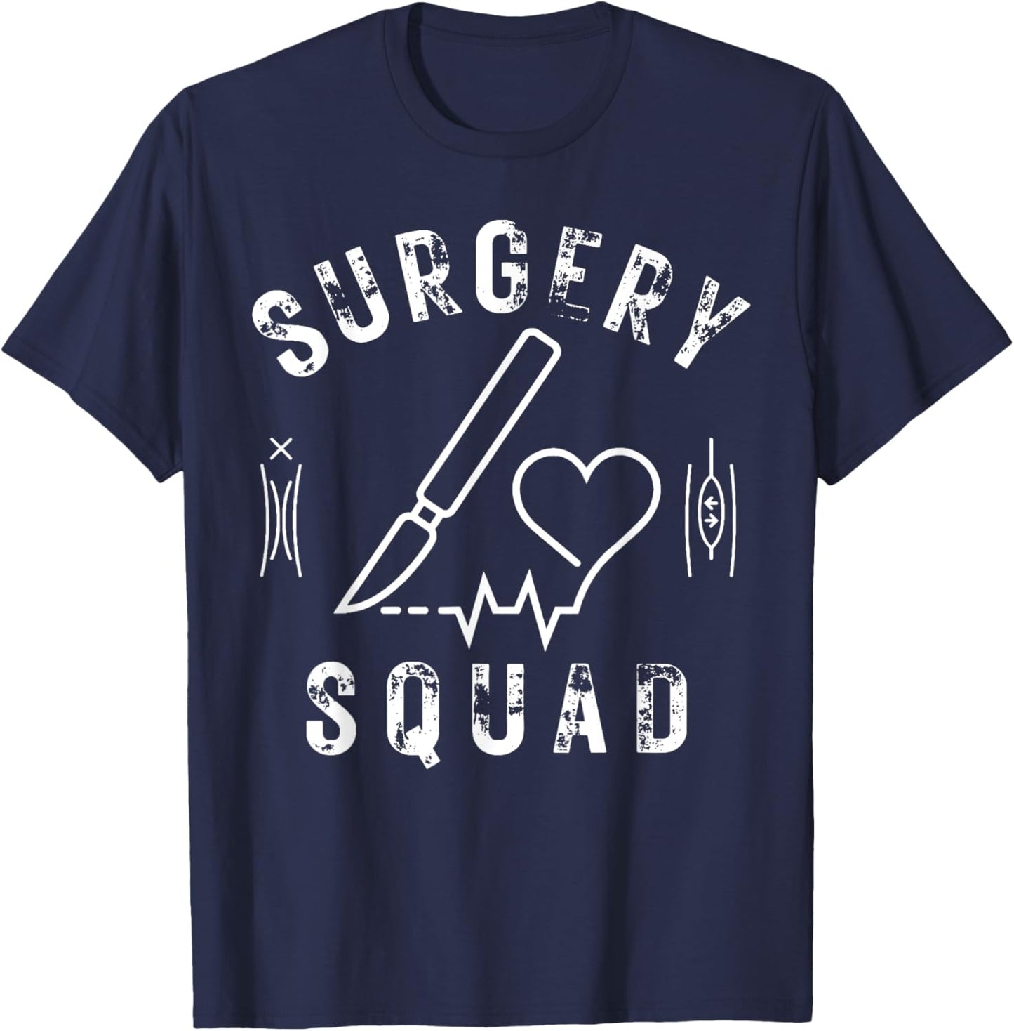 Surgery Squad OR Nurse Operating Room Nurse Surgical Tech T-Shirt - T-Shirt | Navy