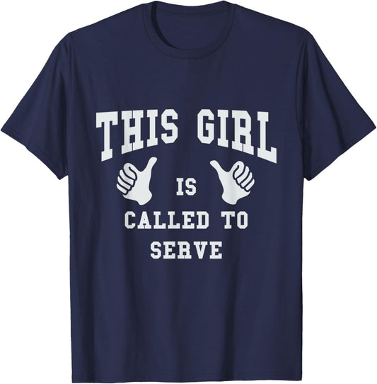 LDS Sister Missionary Design T-Shirt - T-Shirt | Navy