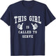 LDS Sister Missionary Design T-Shirt - T-Shirt | Navy