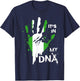 Nigeria IT'S IN MY DNA Shirt Nigerian Flag Proud Fingerprint T-Shirt - T-Shirt | Navy