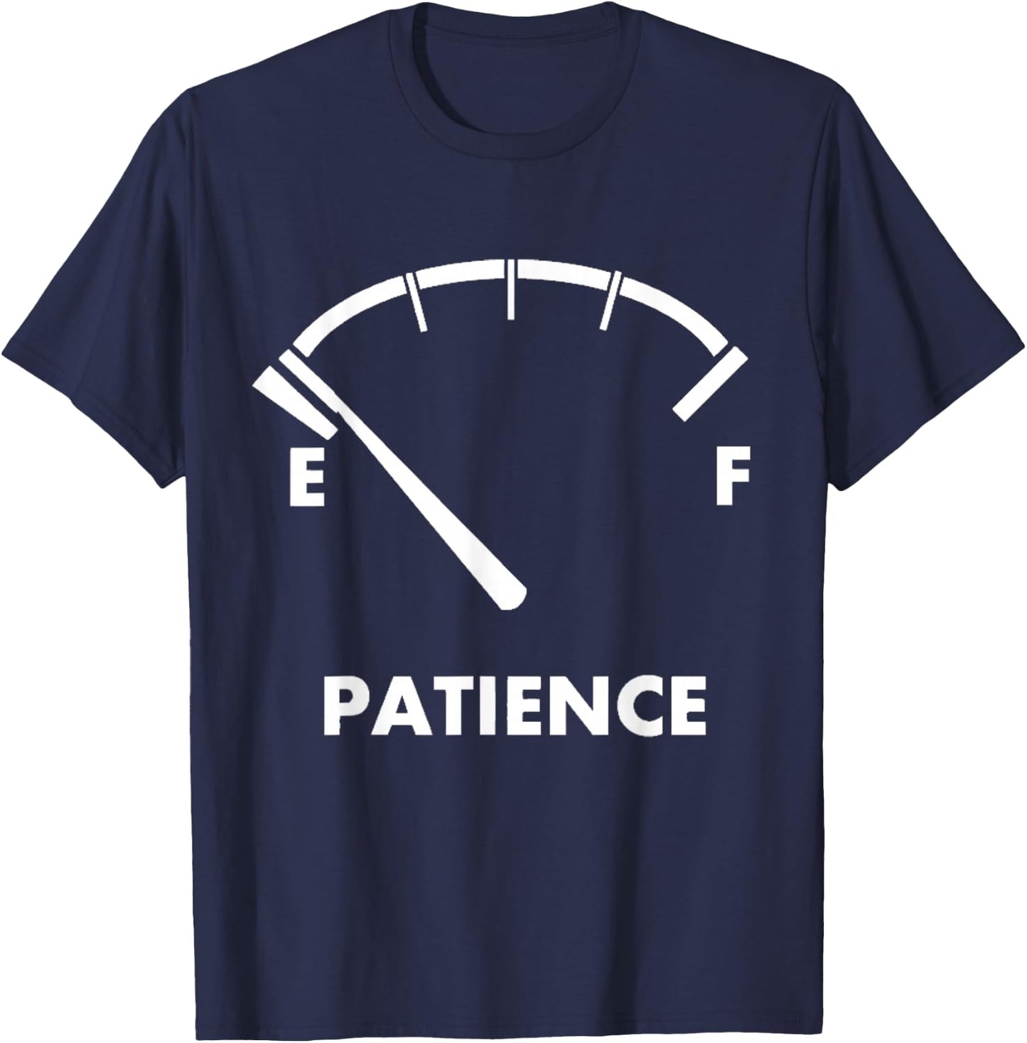 Running Out Of Patience T-Shirt - T-Shirt | Navy