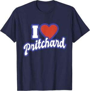 I Love Pritchard T-Shirt - T-Shirt | Navy