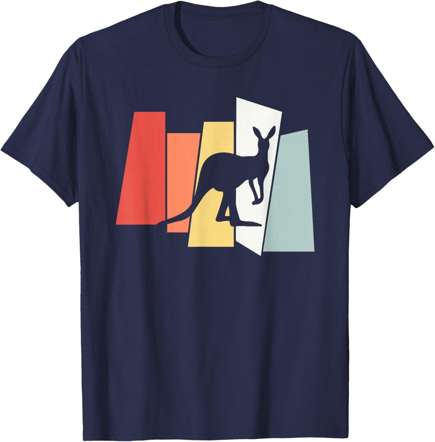 Funny Kangaroo Australian Animals Kangaroo T-Shirt - T-Shirt | Navy