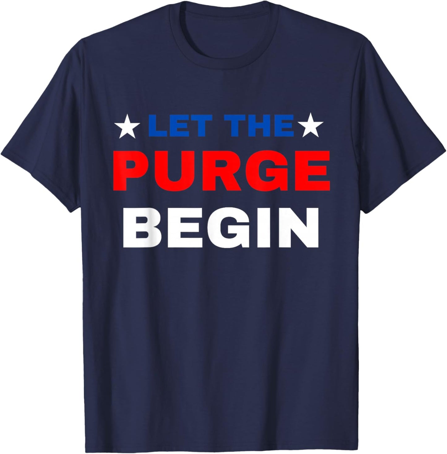 Let The Purge Begin T-Shirt - T-Shirt | Navy