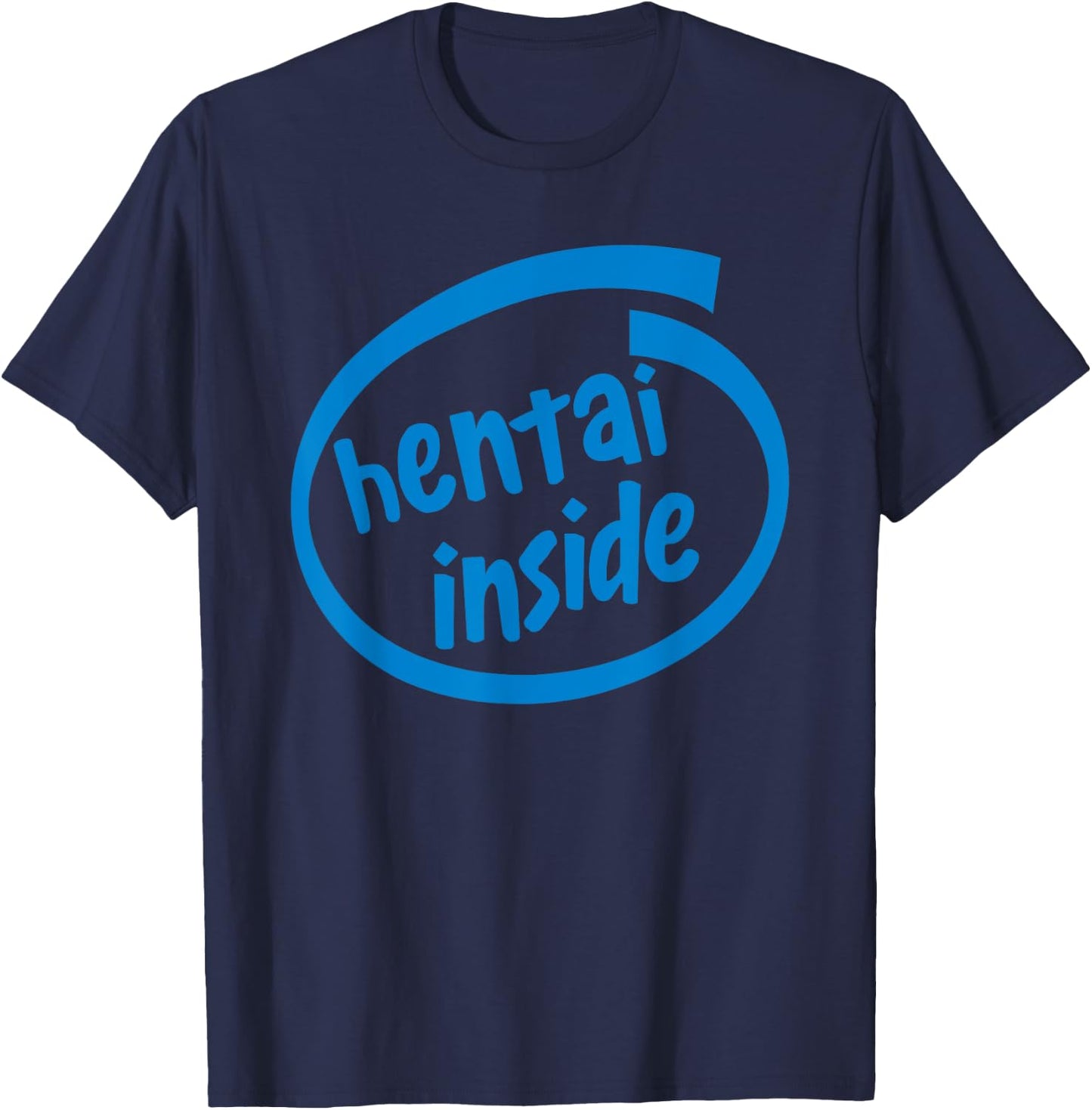 Hentai Inside Parody T-Shirt - T-Shirt | Navy