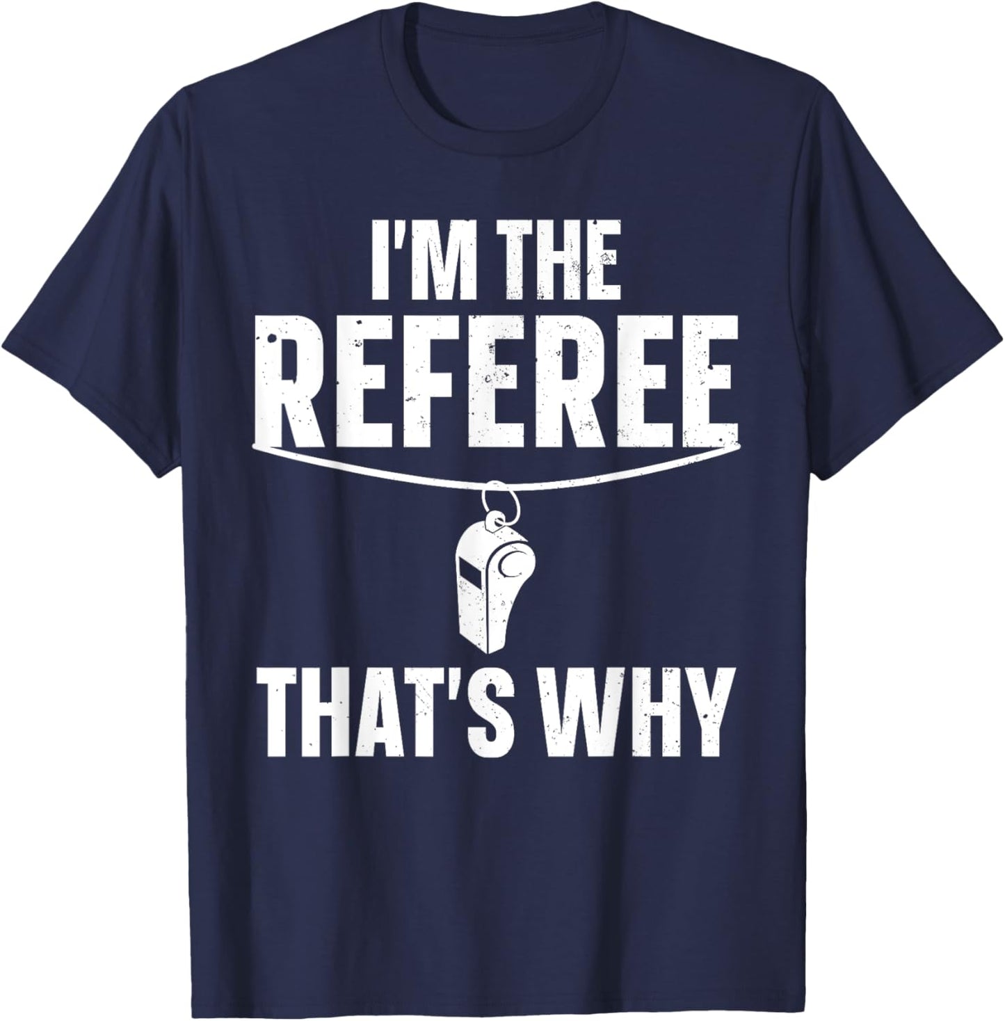 Funny Referee Design Women Sports Ref Gag Referee T-Shirt - T-Shirt | Navy