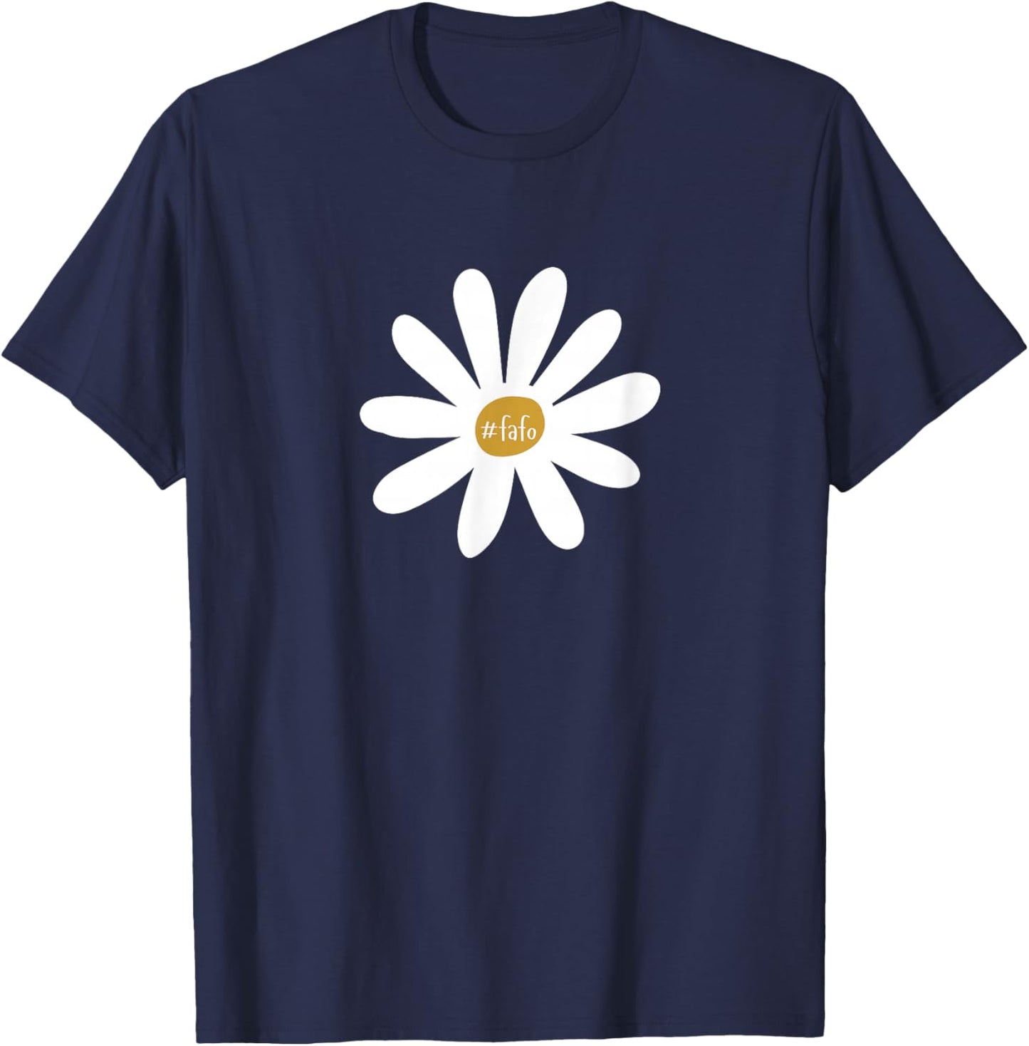 The FAFO Daisy T-Shirt - T-Shirt | Navy