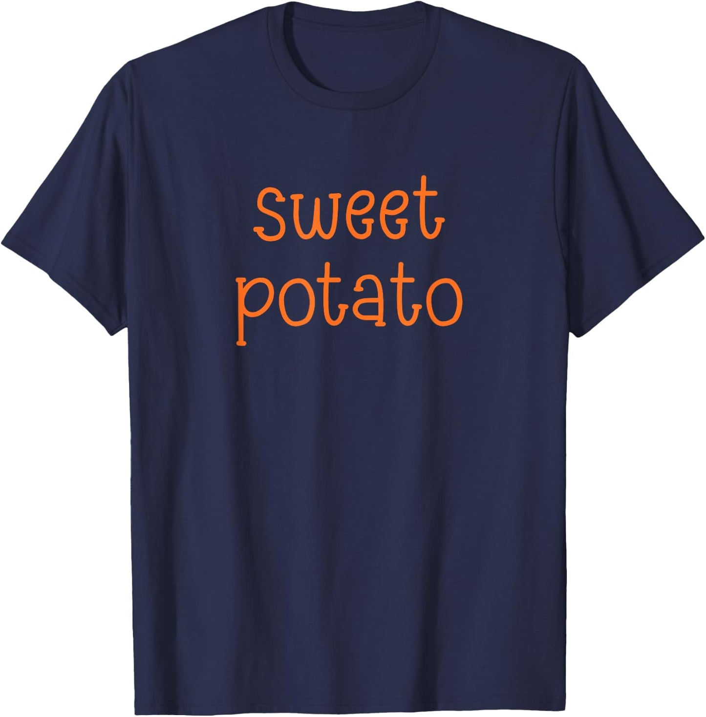 Sweet Potato Matching Couples Funny Thanksgiving T-Shirt - T-Shirt | Navy