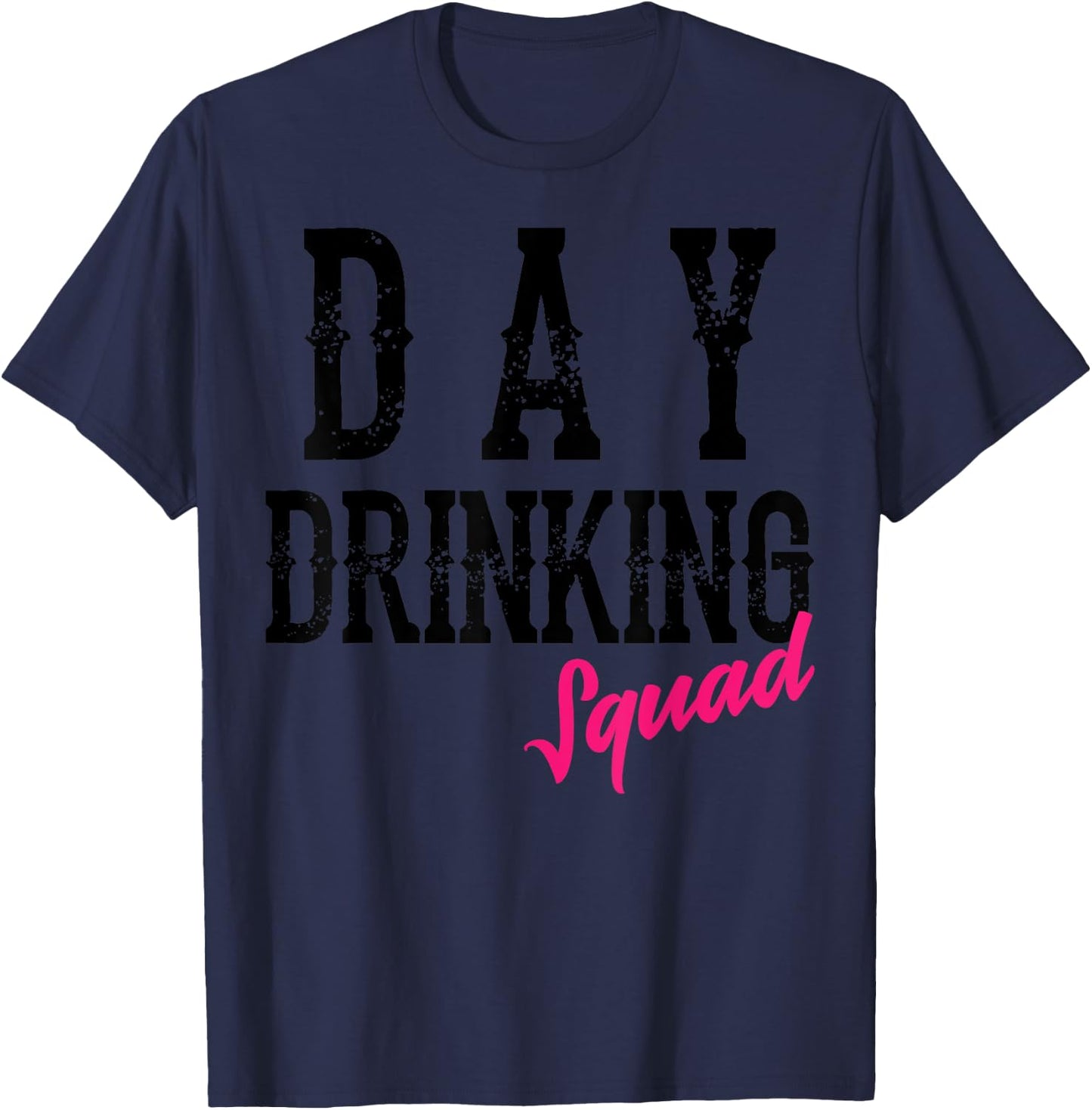 Cool Day Drinking Squad | Funny Alcohol Drinker Group Gift T-Shirt - T-Shirt | Navy