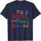 Grammy and Pappy Love Me T-Shirt - T-Shirt | Navy