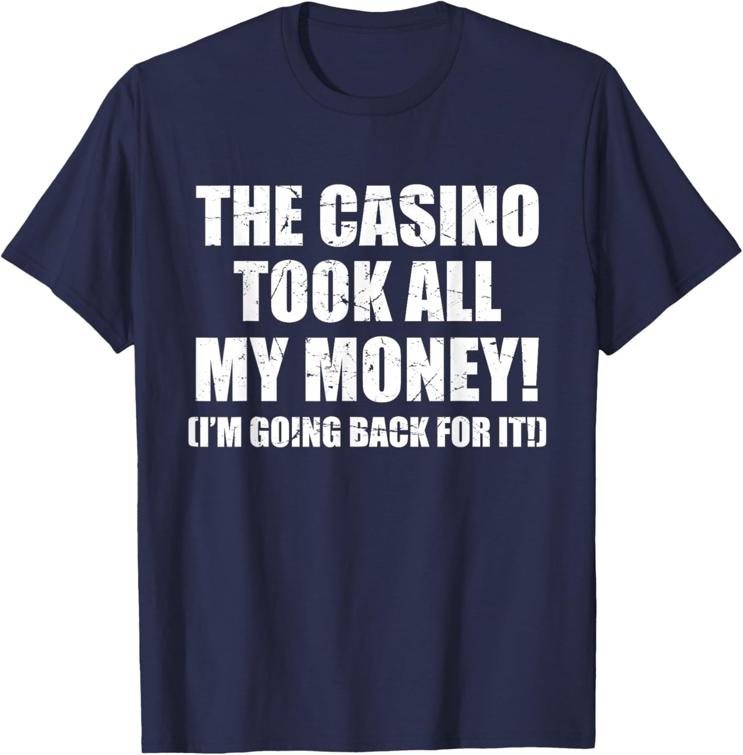 Funny Gambling Design Women Poker Lovers Gamblers T-Shirt - T-Shirt | Navy