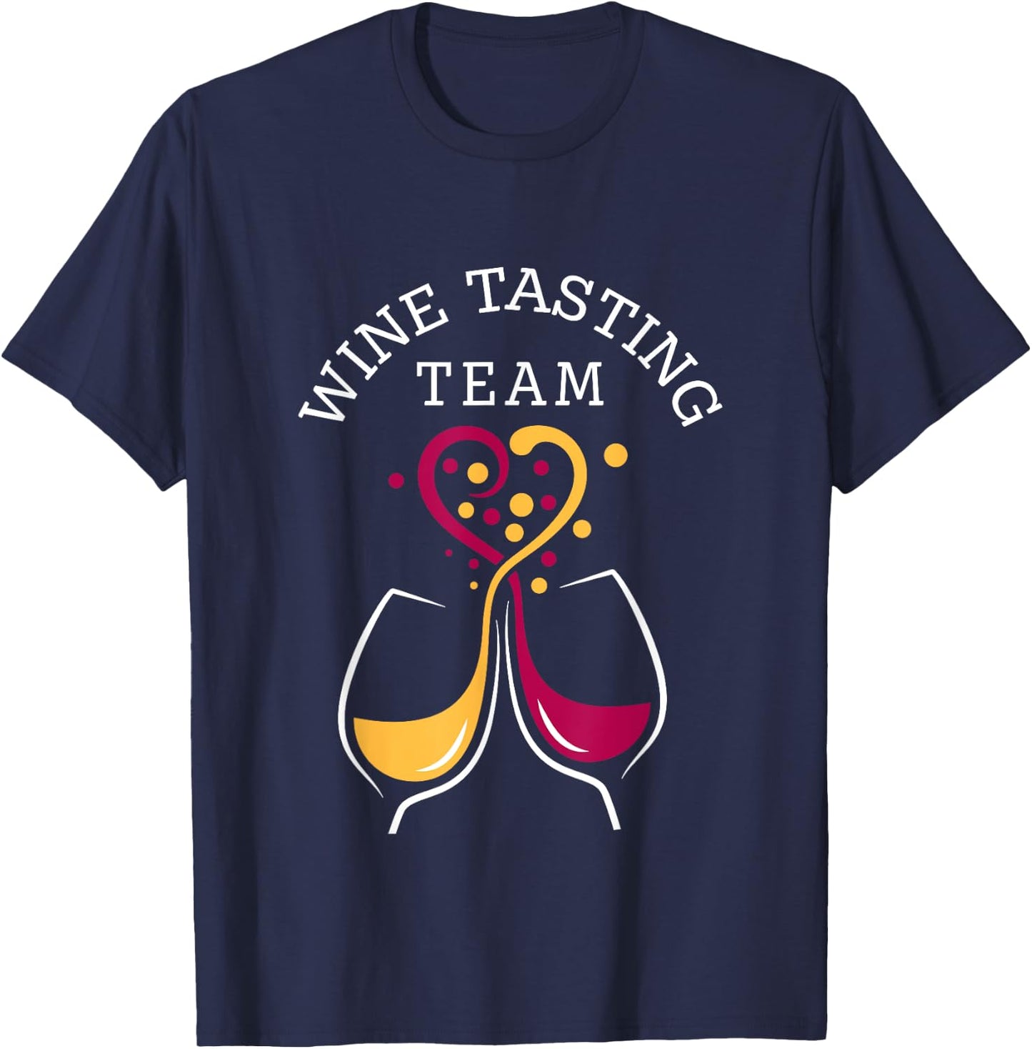 Wine Tasting Team Shirts T-Shirt - T-Shirt | Navy