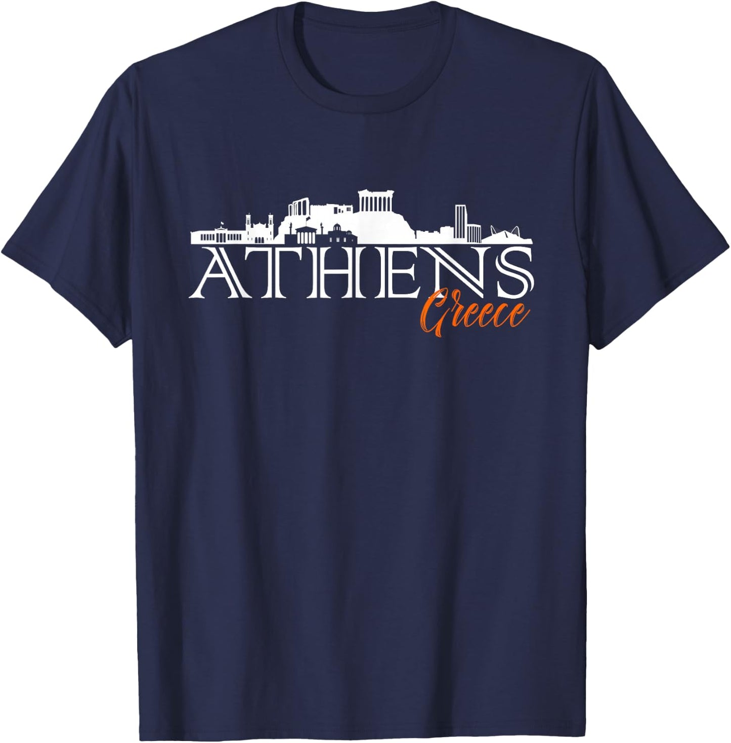 Style Athens Greece City Destination T-Shirt - T-Shirt | Navy