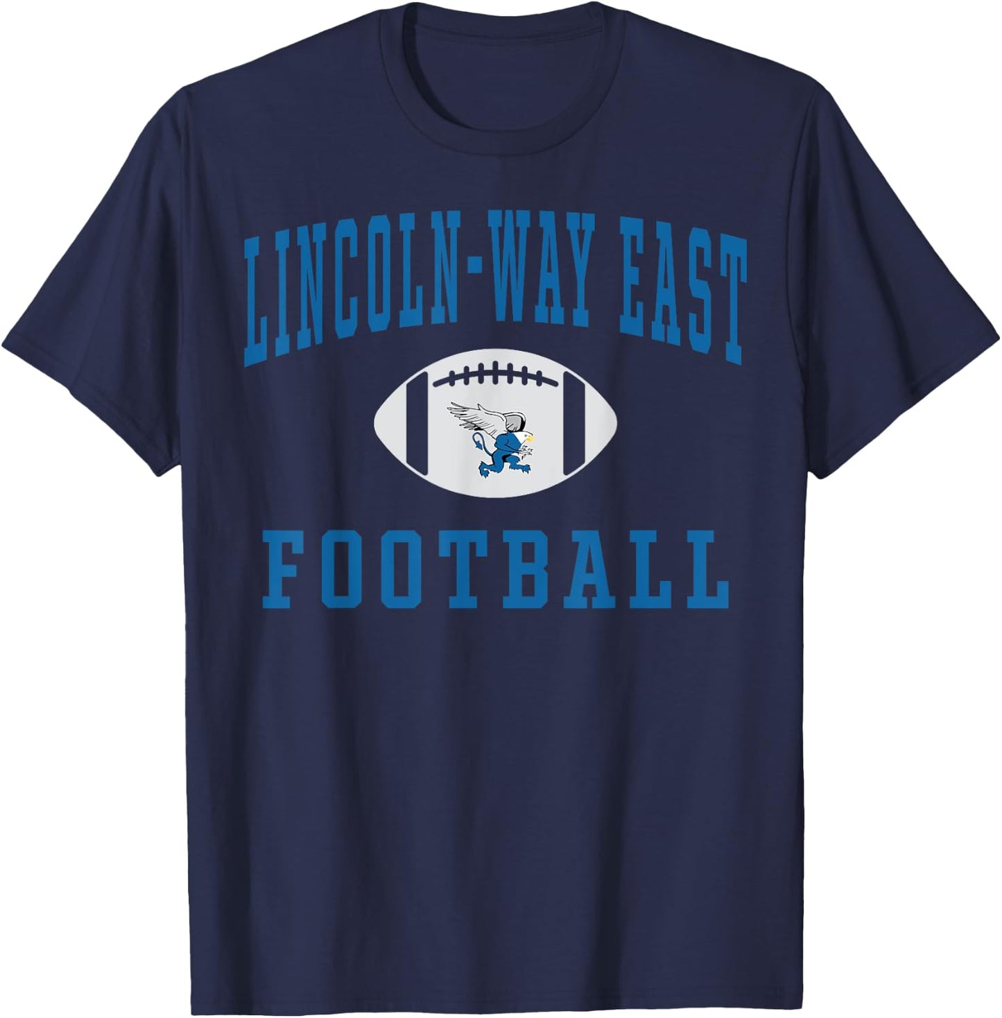 Lincoln-Way East High School Griffins C5 T-Shirt - T-Shirt | Navy