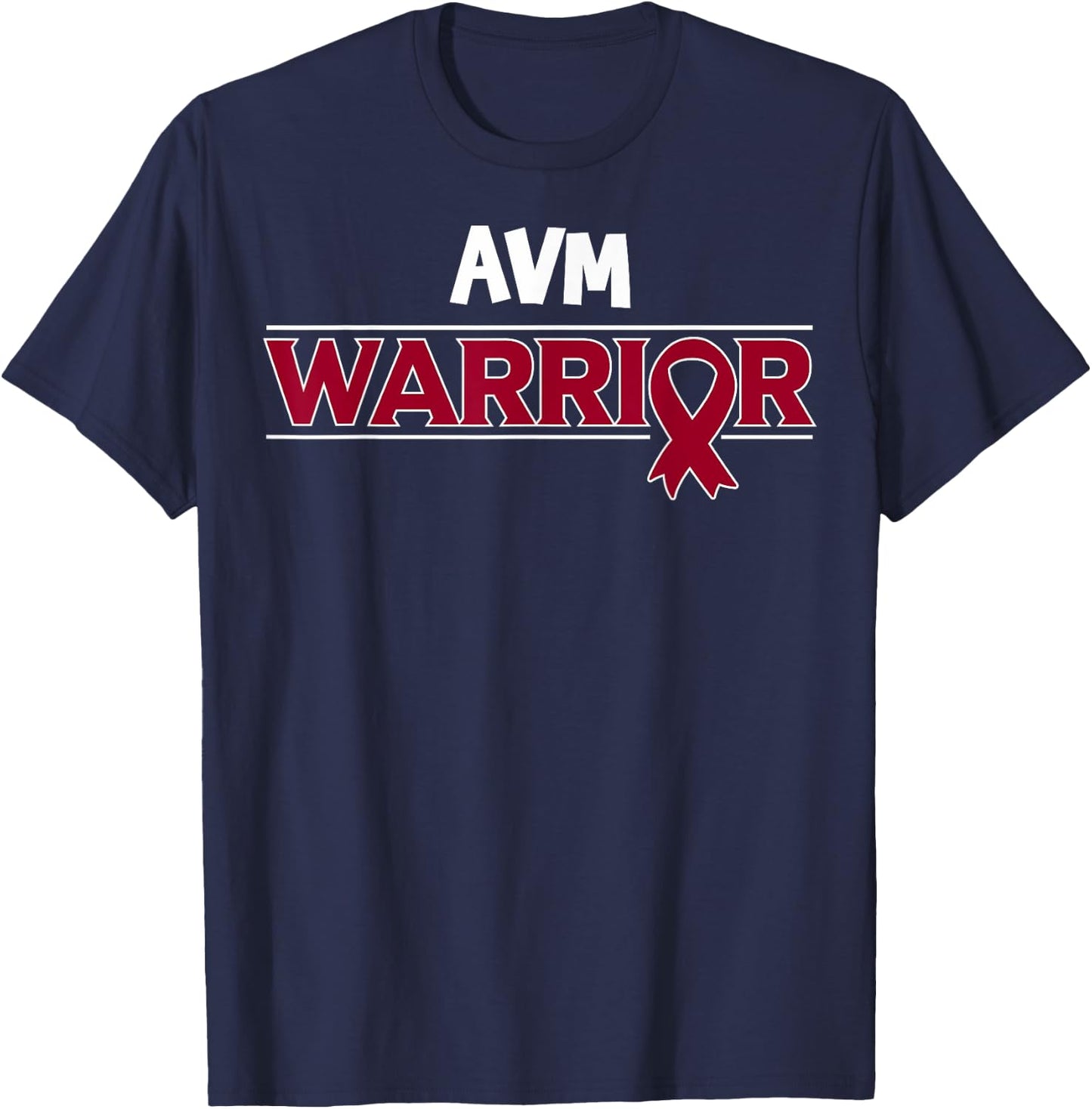 AVM Awareness - Arteriovenous Malformation Survivor T-Shirt - T-Shirt | Navy