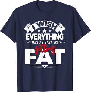 Fat Guy - Workout Shirts Funny - Fitness T-Shirt - T-Shirt | Navy