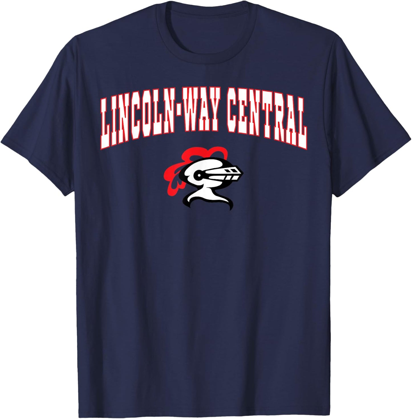 Lincoln-Way Central High School Knights C2 T-Shirt - T-Shirt | Navy