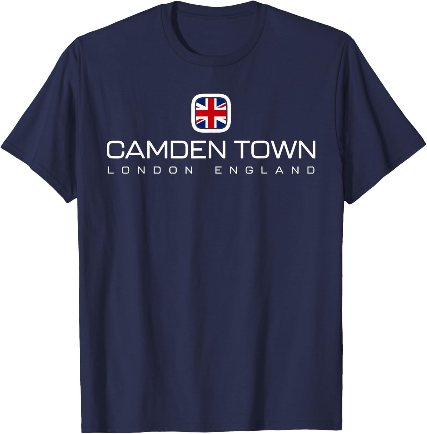 Camden Town - London Neighborhood Modern Design England T-Shirt - T-Shirt | Navy