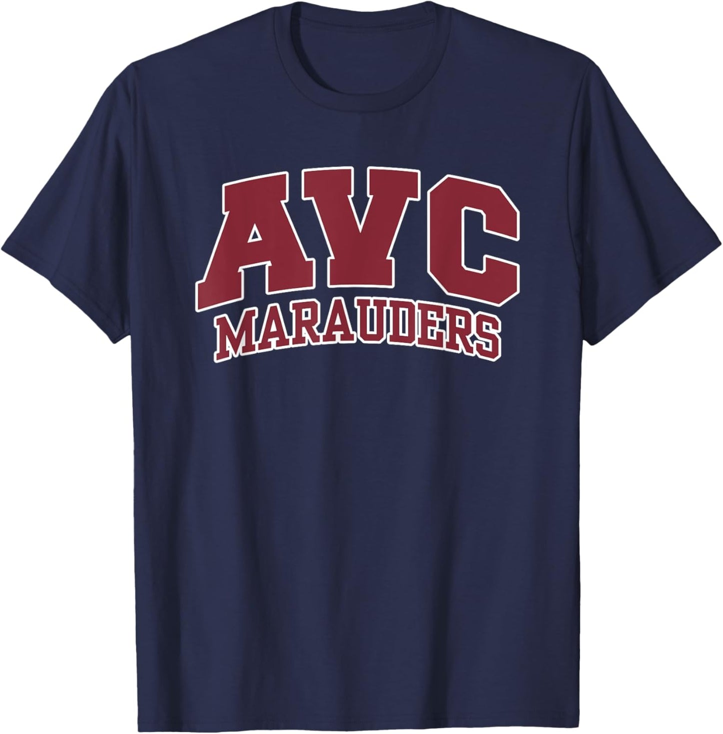 Antelope Valley College AVC Marauders Apparel Sports Fan T-Shirt - T-Shirt | Navy