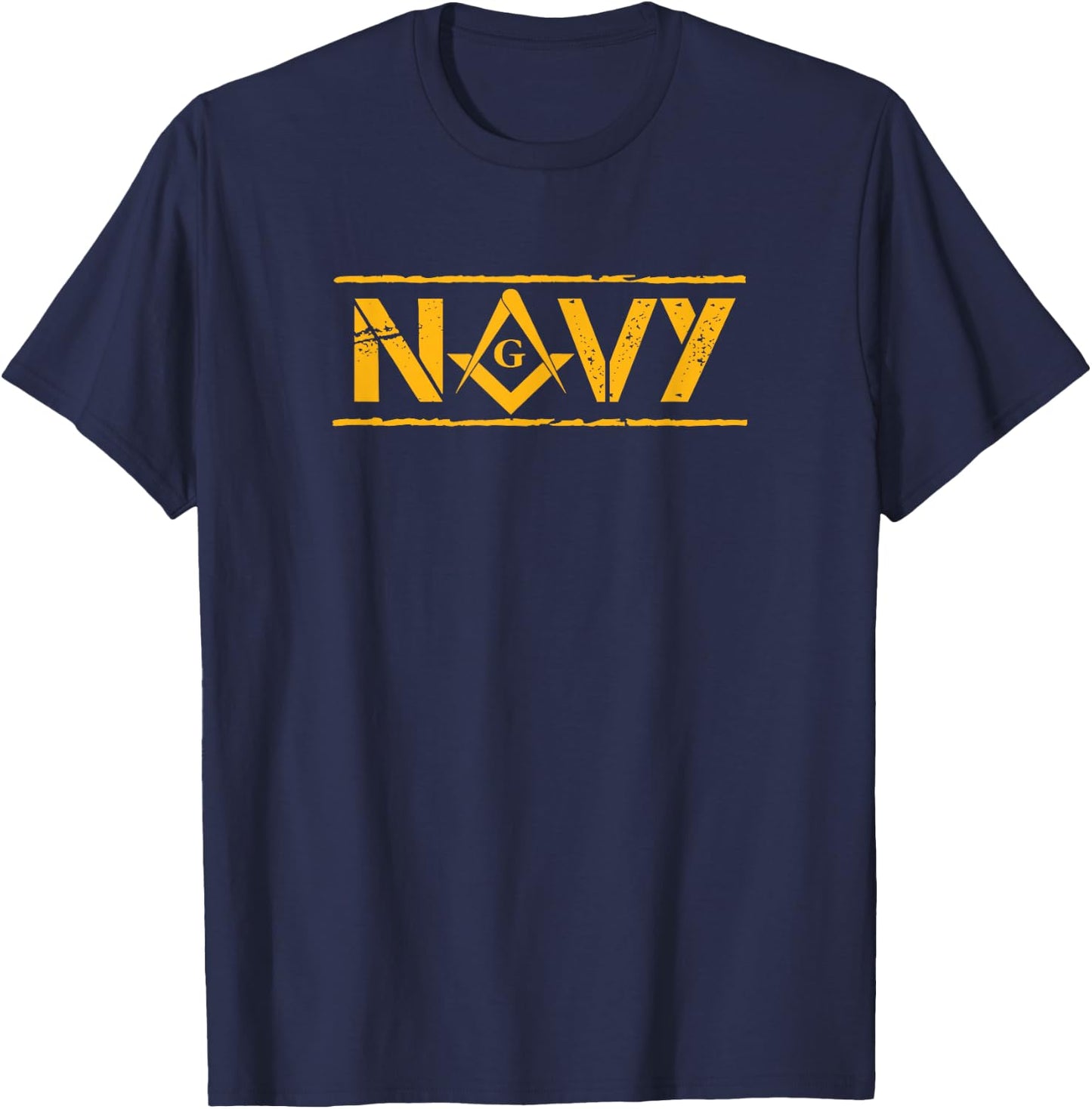Navy Mason by Kuyang Freemason T-Shirt - T-Shirt | Navy