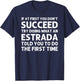 ESTRADA Funny Surname Family Tree Birthday Reunion Idea T-Shirt - T-Shirt | Navy