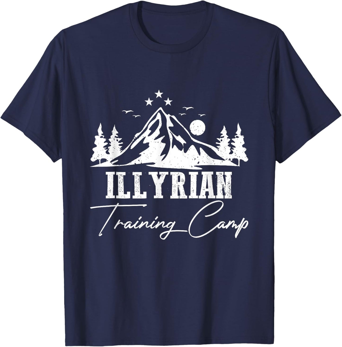 Camping Illyrian Training Camp Lover Summer Vacation T-Shirt - T-Shirt | Navy
