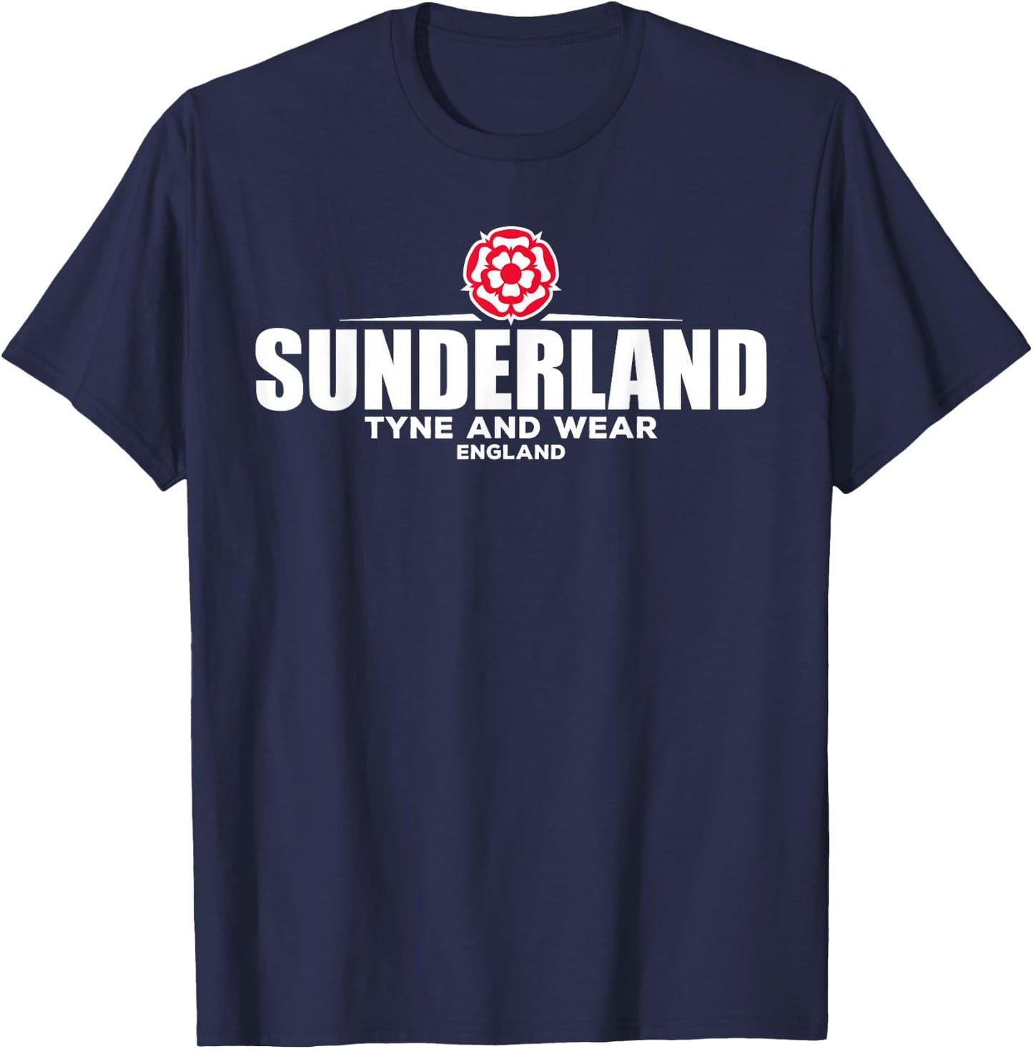 Sunderland Tyne and Wear England T-Shirt - T-Shirt | Navy