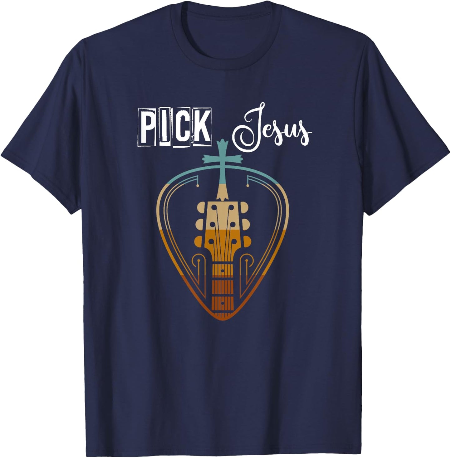 Pick Jesus T-Shirt - T-Shirt | Navy