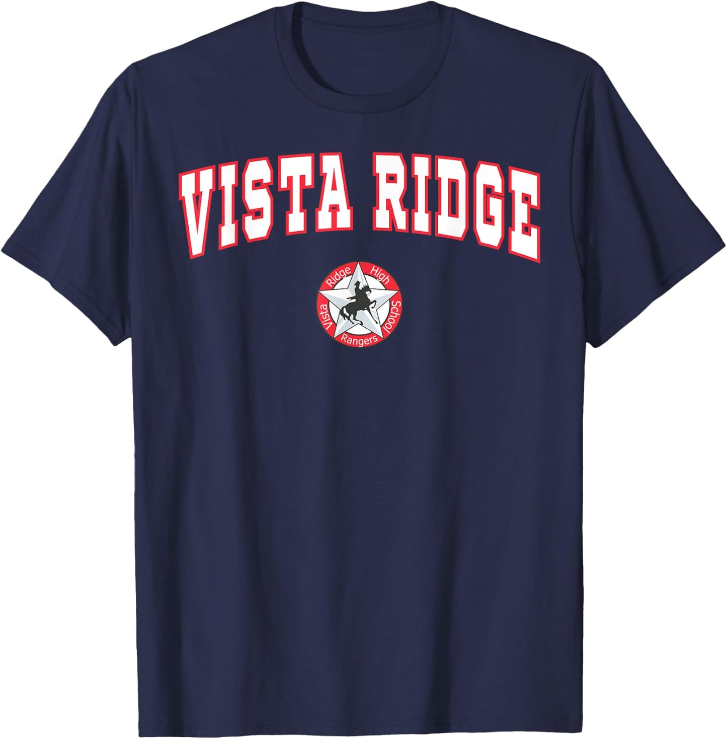Vista Ridge High School Rangers C2 T-Shirt - T-Shirt | Navy