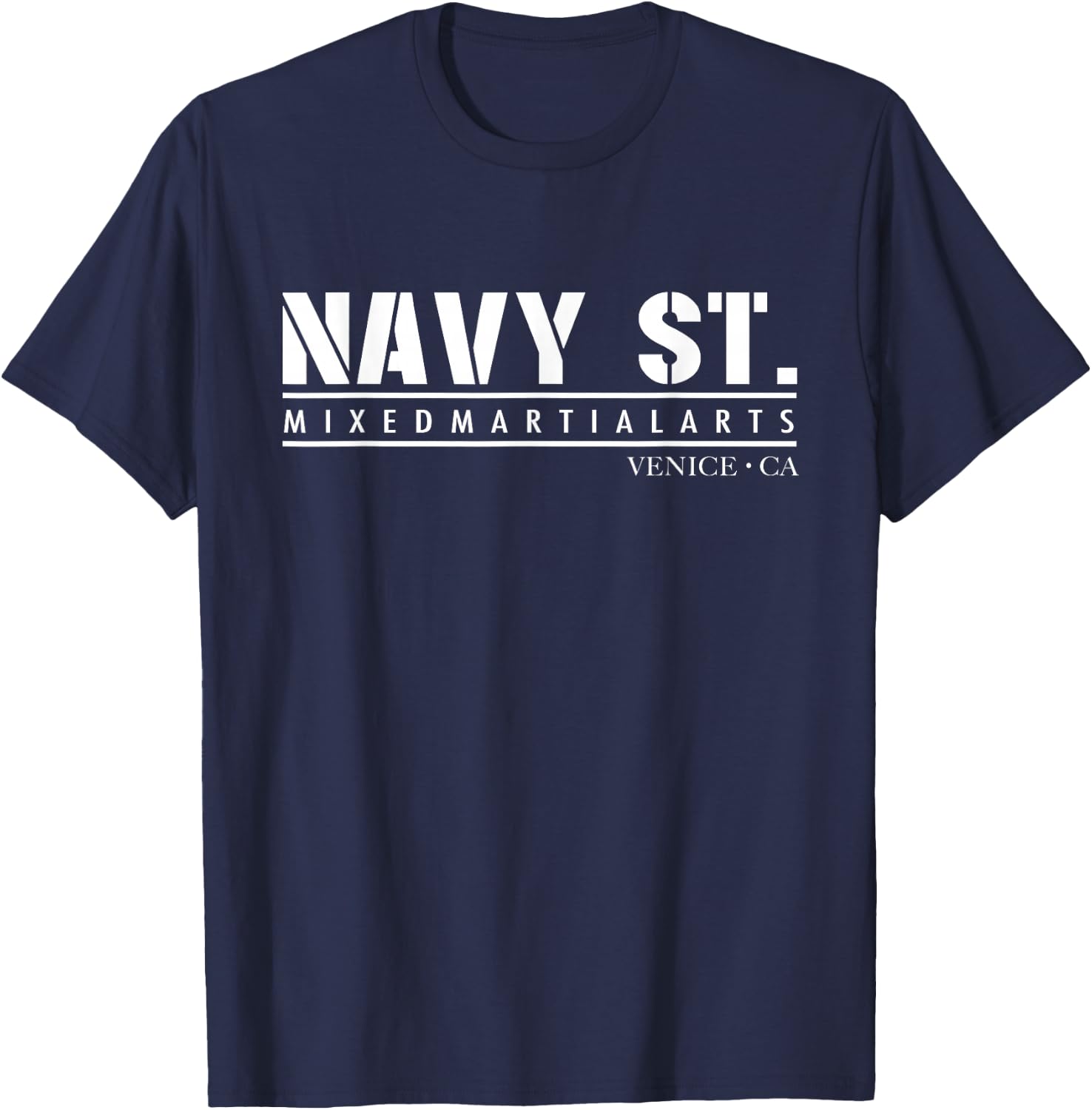 Navy Street MMA Mixed Martial Arts Official Fighting T-Shirt - T-Shirt | Navy