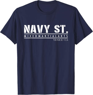 Navy Street MMA Mixed Martial Arts Official Fighting T-Shirt - T-Shirt | Navy