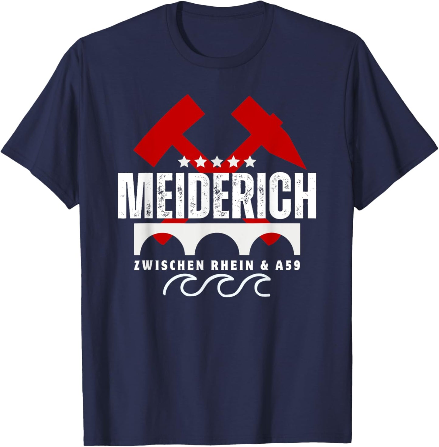 Duisburg Meiderich für Duisburger Meidericher Ruhrpott T-Shirt - T-Shirt | Navy