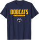Hallsville Bobcats Logo Football HS T-Shirt - T-Shirt | Navy