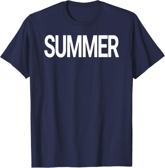 Shirt That Says Summer - That Says Summer T-Shirt - T-Shirt | Navy