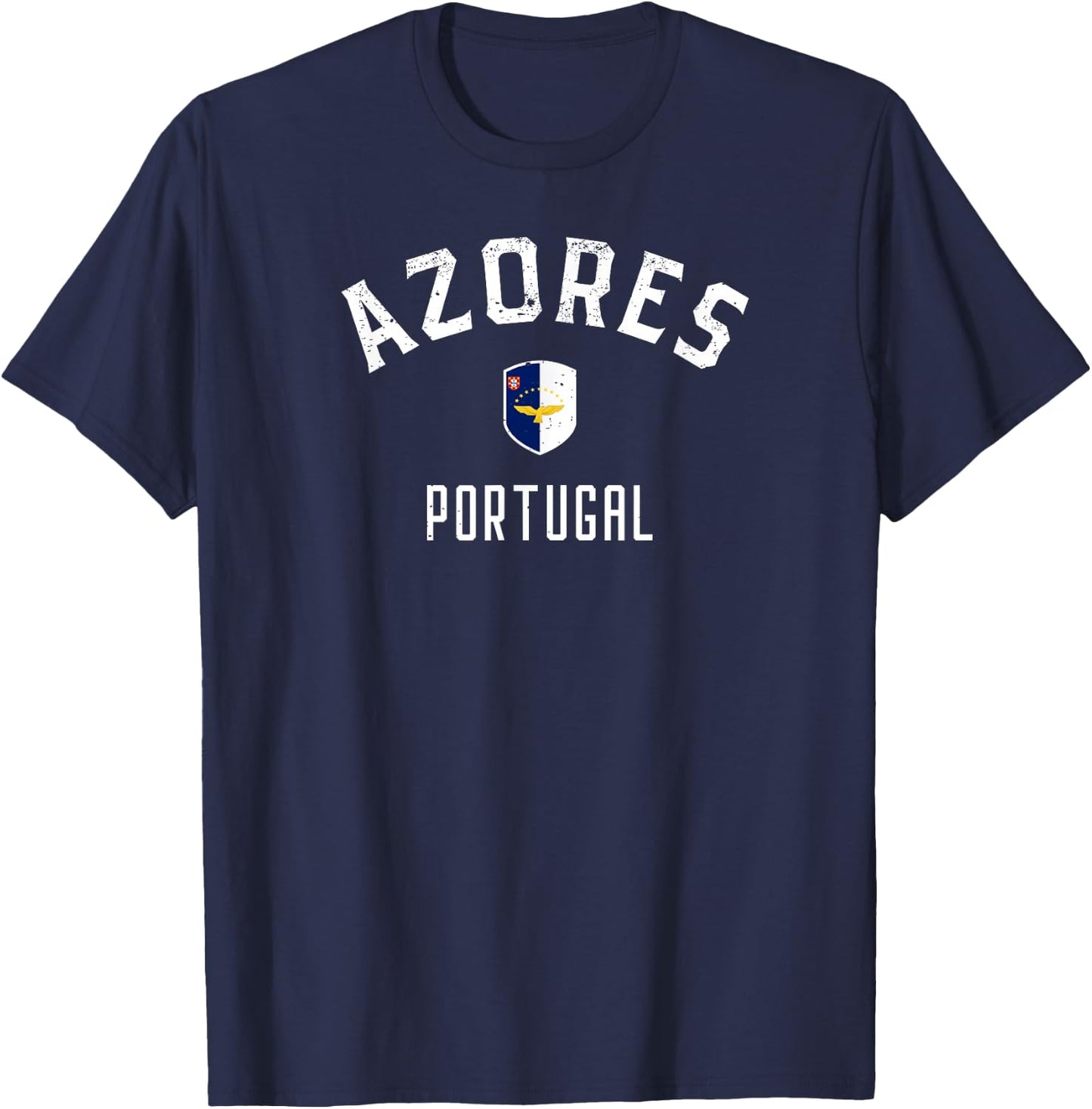 Azores Portugal - Azores Flag T-Shirt - T-Shirt | Navy