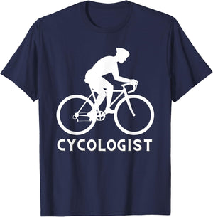 Cycologist - Funny Cycling Cyclist & Racing Bicycle T-Shirt - T-Shirt | Navy