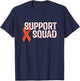 Merkel Cell Carcinoma Awareness Support Squad T-Shirt - T-Shirt | Navy