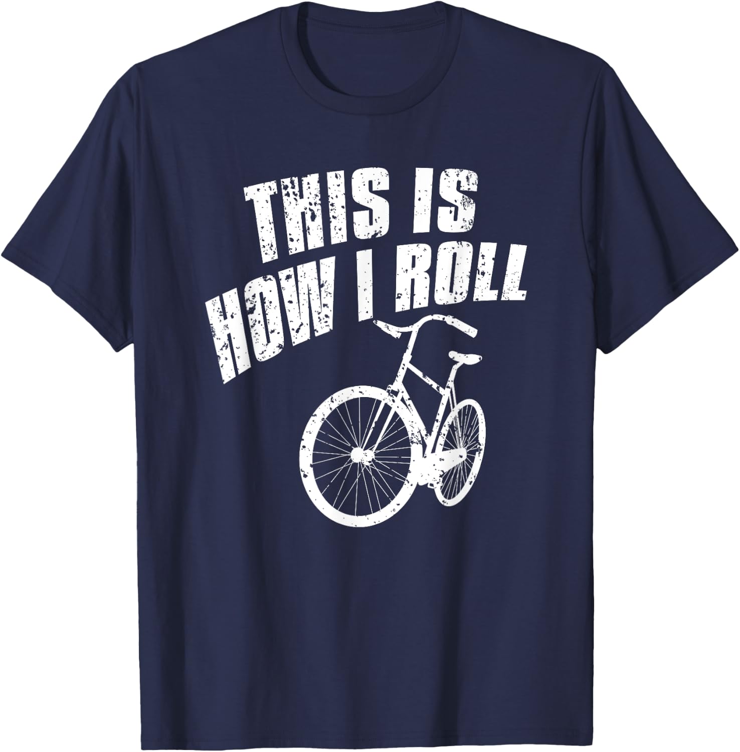 Funny bike lovers gift so roll beach cruiser Men Women Girls Kids T-Shirt - T-Shirt | Navy