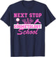 Next Stop Cosmetology School Graduation Cosmetology Student T-Shirt - T-Shirt | Navy