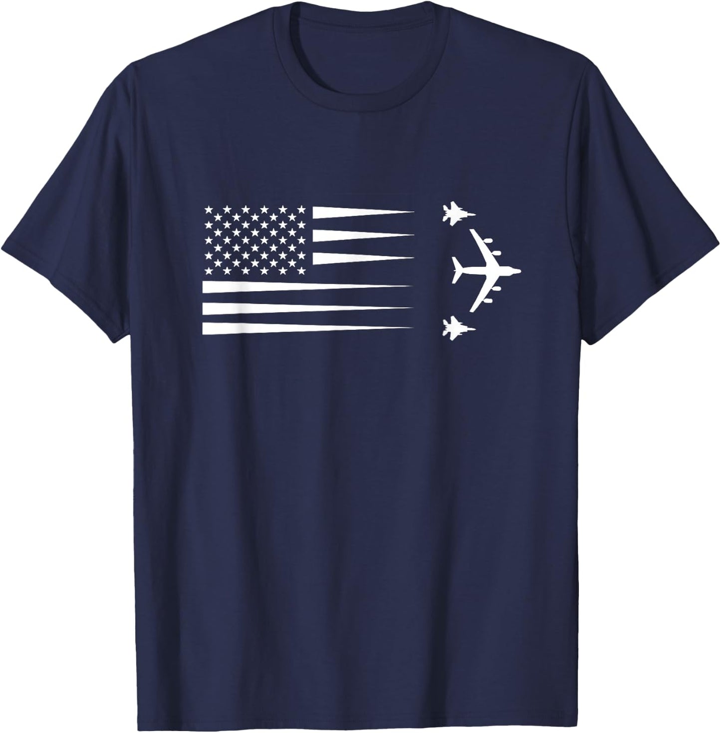 F-15 Eagle RC-135 Airplane T-Shirt - T-Shirt | Navy