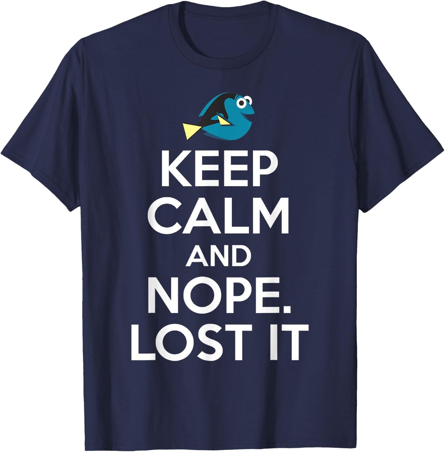 Disney Pixar Finding Dory Nope Lost It Graphic T-Shirt - T-Shirt | Navy
