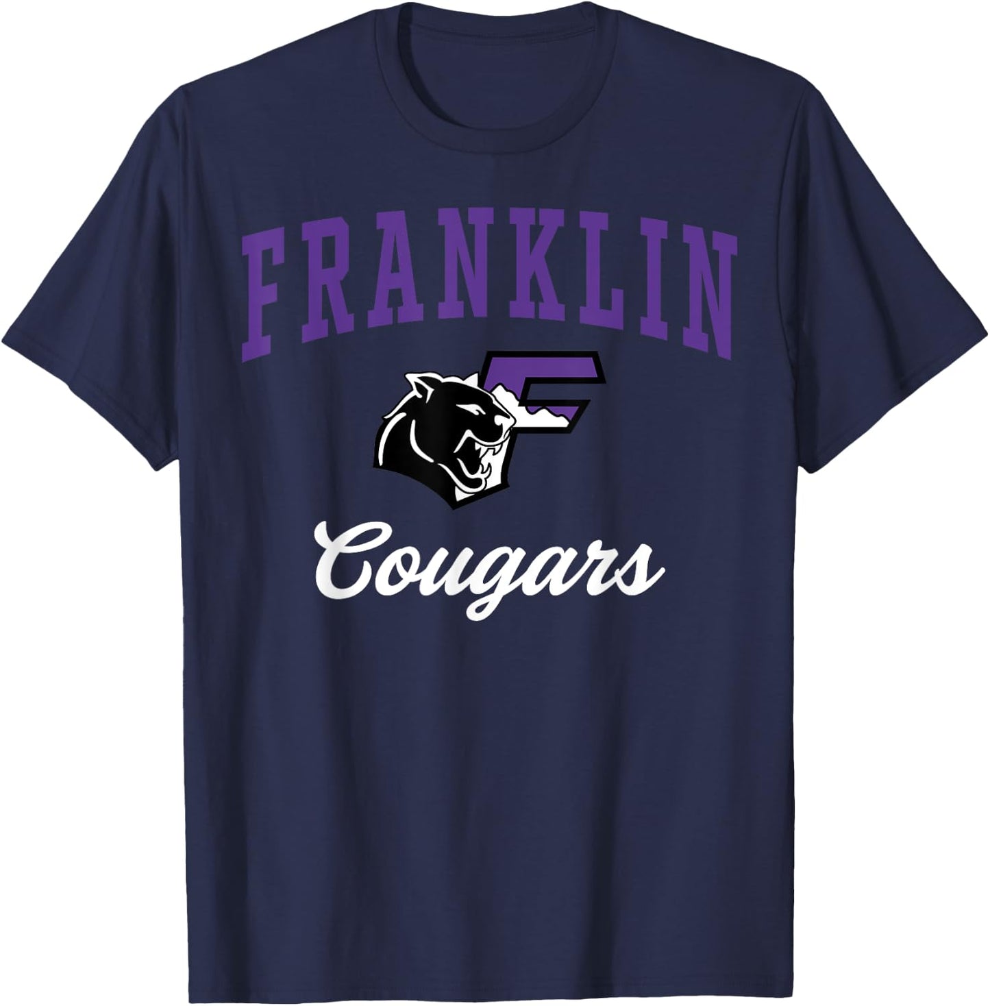Franklin High School Cougars C3 T-Shirt - T-Shirt | Navy