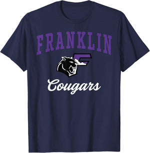 Franklin High School Cougars C3 T-Shirt - T-Shirt | Navy