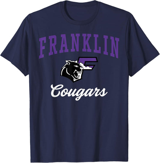 Franklin High School Cougars C3 T-Shirt - T-Shirt | Navy