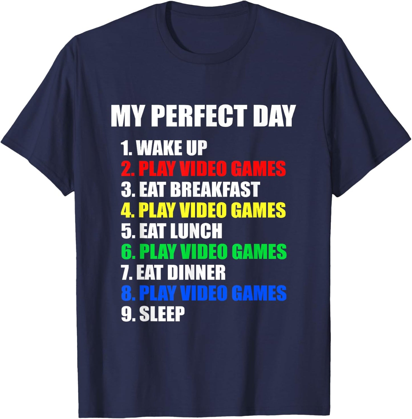 Gift: The Perfect Gaming Day Suprise for Gamers Small T-Shirt - T-Shirt | Navy